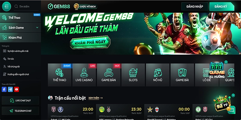 Gem88 – Bệ phóng của đam mê cá cược hiện đại 1 Gem88